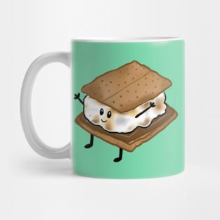 Smores Cartoon Character Mug